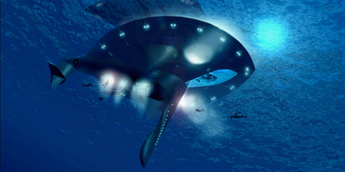 Космический корабль под водой SeaOrbiter